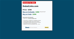 Desktop Screenshot of dubailinks.com